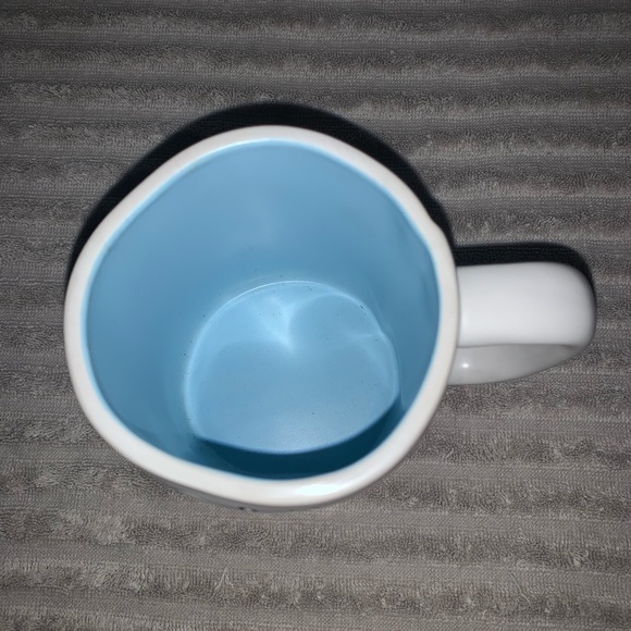 Rae Dunn Artisan Collection ROBIN’S EGG Blue Interior Mug Cup by Magenta - Picture 2 of 3